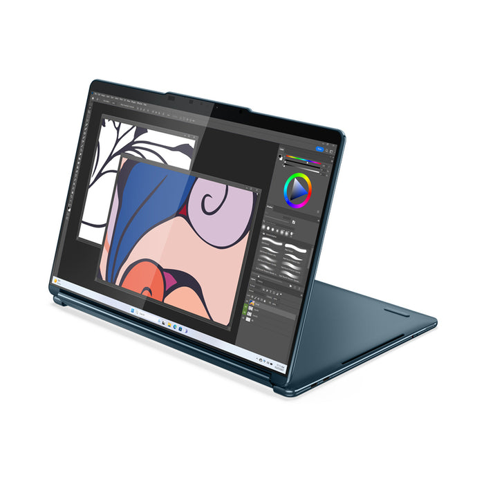 Ултрабук LENOVO YOGA BOOK 9 13IMU9 83FF001YRM 13.3 ", INTEL CORE ULTRA 7 155U, RAM 32 GB, SSD 1000 GB, INTEL UHD GRAPHICS, WINDOWS 11, TIDAL TEAL
