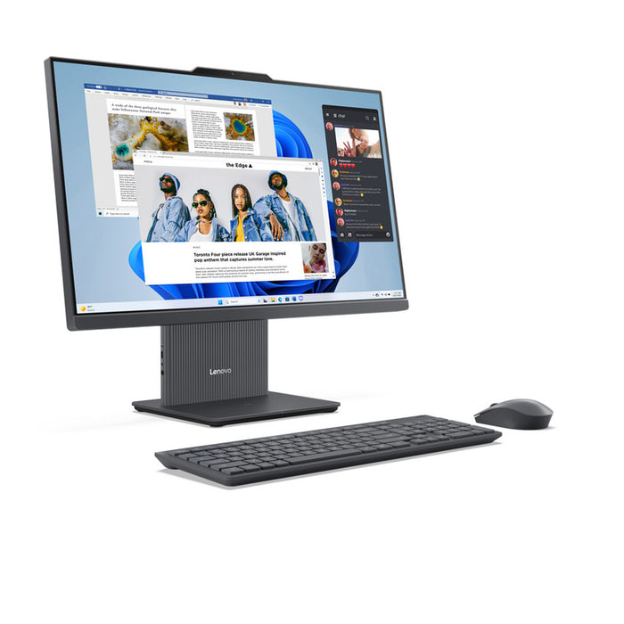 Настолен компютър LENOVO IdeaCentre AIO 24ARR9 F0HR001KRI SSD 512 GB, AMD RYZEN 5 7535HS, AMD RADEON 660M GRAPHICS, 8+8 GB, 4800 MHz, WINDOWS 11