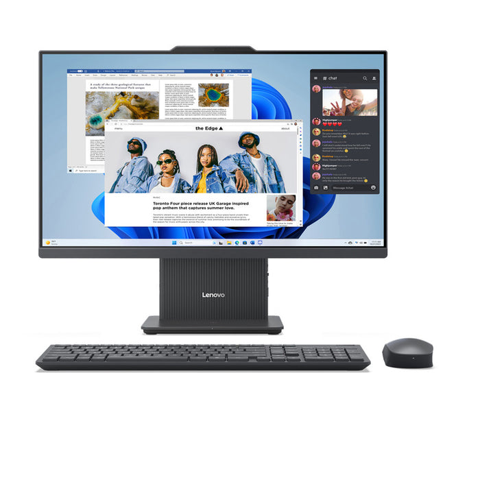 Настолен компютър LENOVO IdeaCentre AIO 24ARR9 F0HR001KRI SSD 512 GB, AMD RYZEN 5 7535HS, AMD RADEON 660M GRAPHICS, 8+8 GB, 4800 MHz, WINDOWS 11