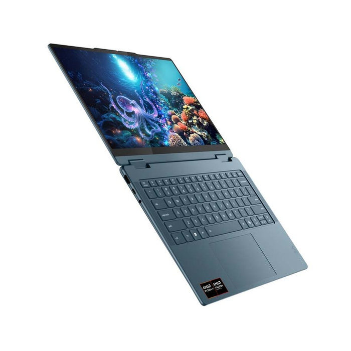 LENOVO Yoga 7 2-в-1 AMD Ryzen AI 5 340 14 инча WUXGA OLED 400N Touch HDR 24GB DDR5 1TB PCIe W11H Tidal Teal