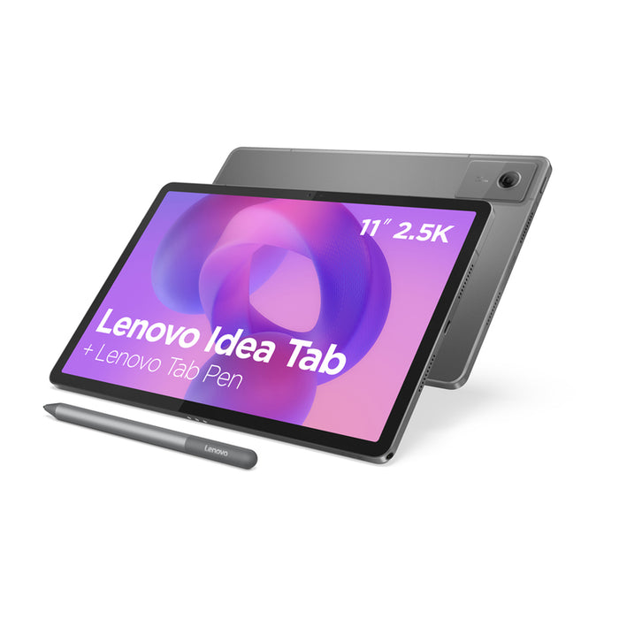 LENOVO Idea Tab WiFi MediaTek D6300 2.4GHz 11-инчов 2.5k 8GB DDR4x 128GB UFS Android 15 Luna Grey + писалка