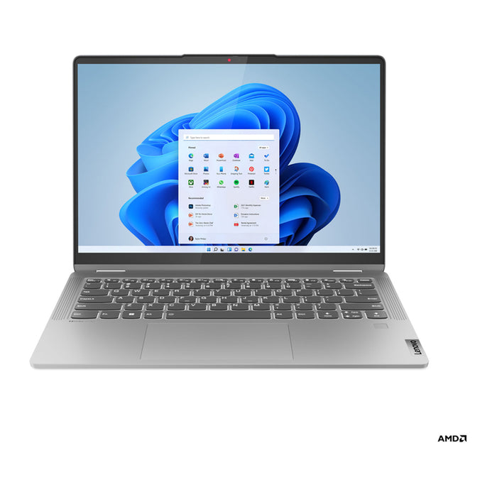 Лаптоп 2 в 1 LENOVO IdeaPad Flex 5 14ABR8 82XX00GDBM С ПИСАЛКА В КОМПЛЕКТА 14.0 ", AMD RYZEN 7 5825U, RAM 16 GB, SSD 512 GB, AMD RADEON GRAPHICS, WINDOWS 11, ARCTIC GREY