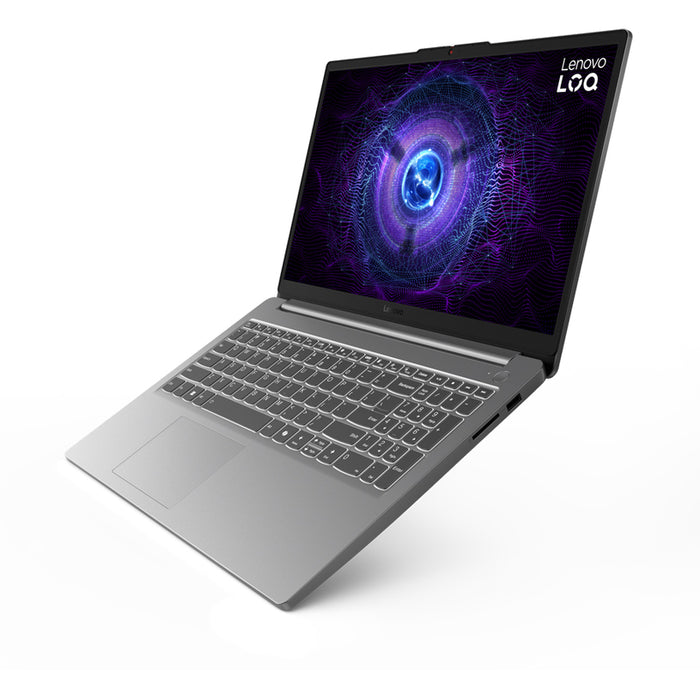 Гейминг лаптоп LENOVO LOQ ESSENTIAL 15IAX9E 83LK001XRM 15.6 ", INTEL CORE I5-12450HX, RAM 16 GB, SSD 512 GB, NVIDIA GEFORCE RTX2050, 4 GB GDDR6, LUNA GREY