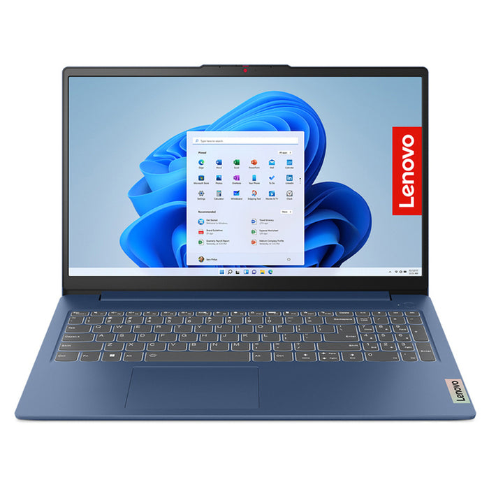 Лаптоп LENOVO IdeaPad Slim 3 15AMN8 82XQ00TMBM 15.6 ", AMD RYZEN 5 7520U, RAM 16 GB, SSD 512 GB, AMD RADEON 610M GRAPHICS, WINDOWS 11, ABYSS BLUE