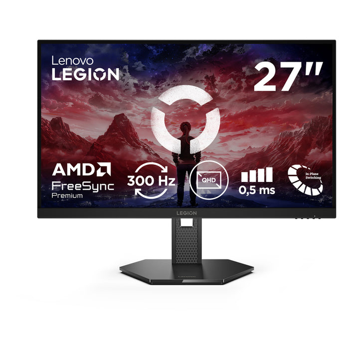 LENOVO Legion 27Q-11 27-инчов IPS QHD 2560x1440 16:9 240Hz 300cd/m2 1000:1 0.5ms 2xHDMI 2.1 1xDP 1.4 99 sRGB 3 години гаранция