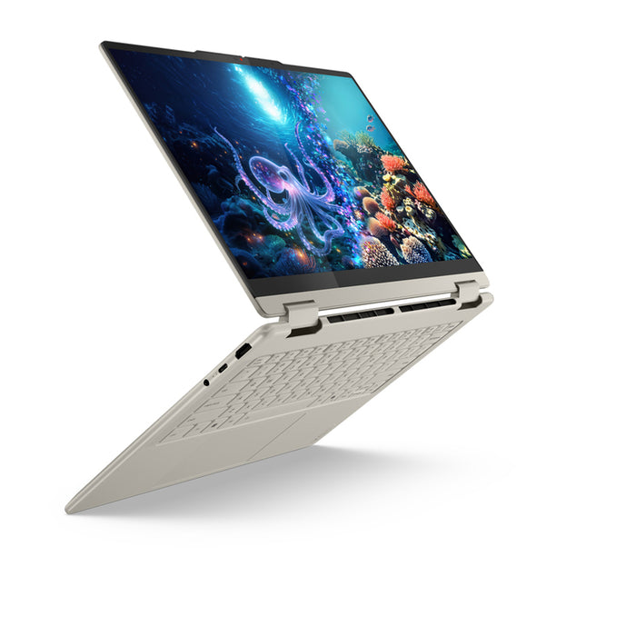 LENOVO Yoga 7 2-в-1 Intel Core Ultra 7 258V 14-инчов 2.8K OLED 500N сензорен екран 32GB DDR5 1TB W11H Seashell + писалка