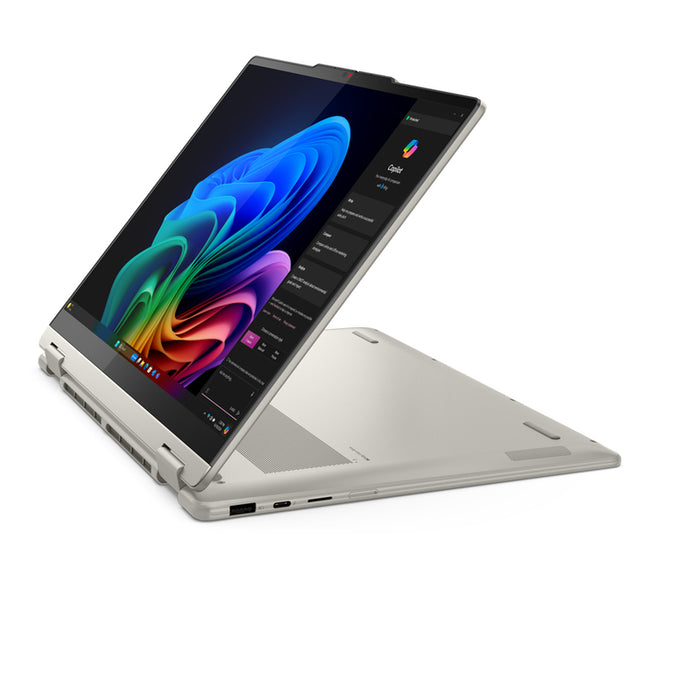LENOVO Yoga 7 2-в-1 Intel Core Ultra 7 258V 14-инчов 2.8K OLED 500N сензорен екран 32GB DDR5 1TB W11H Seashell + писалка