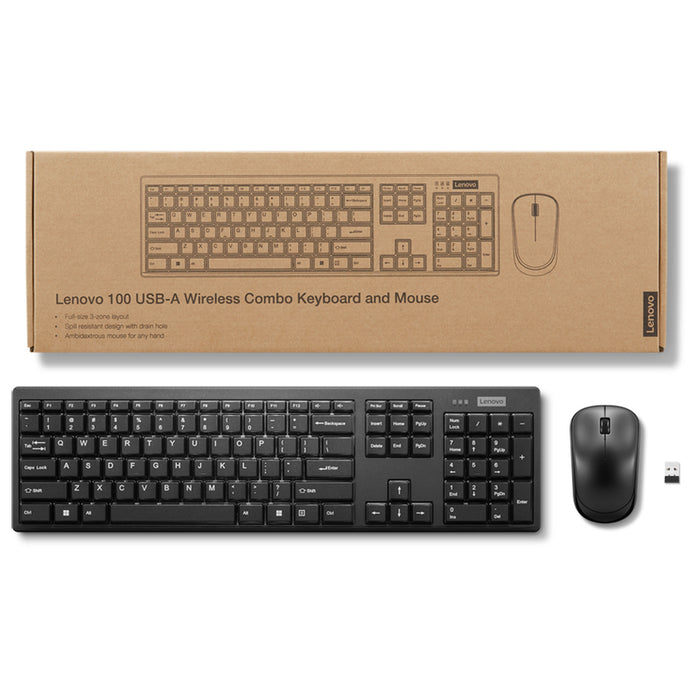 Безжичен Комплект LENOVO 100 Wireless Combo GX31Q28916