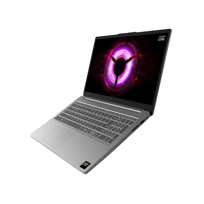Гейминг лаптоп LENOVO LOQ 15ARP10E 83S0004NBM 15.6 ", AMD RYZEN 5 7535HS, RAM 16 GB, SSD 512 GB, NVIDIA GEFORCE RTX3050, 6 GB GDDR6, LUNA GREY