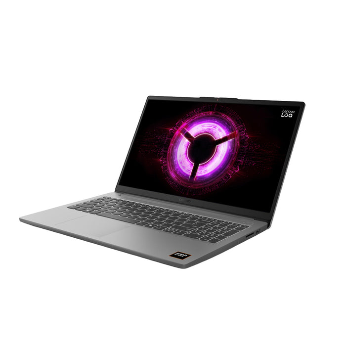 Гейминг лаптоп LENOVO LOQ 15ARP10E 83S0004NBM 15.6 ", AMD RYZEN 5 7535HS, RAM 16 GB, SSD 512 GB, NVIDIA GEFORCE RTX3050, 6 GB GDDR6, LUNA GREY