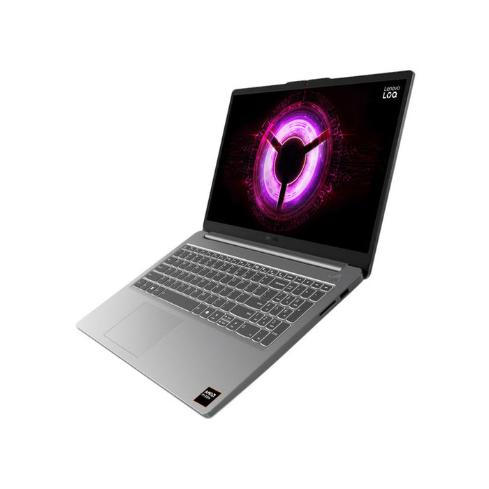 Гейминг лаптоп LENOVO LOQ 15ARP10E 83S000AHBM 15.6 ", AMD RYZEN 7 170, RAM 16 GB, SSD 1000 GB, NVIDIA GEFORCE RTX4050, 6 GB GDDR6, WINDOWS 11, LUNA GREY