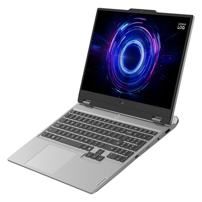 Гейминг лаптоп LENOVO LOQ 15IRX10 83JE0198BM 15.6 ", INTEL CORE I7-13645HX, RAM 32 GB, SSD 1000 GB, NVIDIA GEFORCE RTX5060, 8 GB GDDR7, WINDOWS 11, LUNA GREY