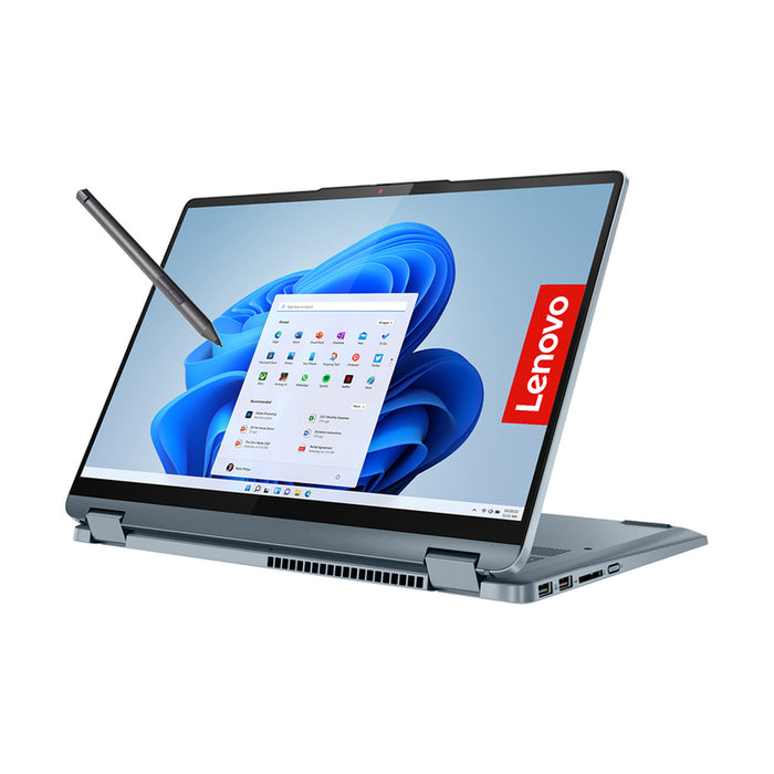 Лаптоп 2 в 1 LENOVO IdeaPad Flex 5 14ABR8 82XX00G9BM + Lenovo Digital Pen 14.0 ", AMD RYZEN 5 5625U, RAM 16 GB, SSD 512 GB, AMD RADEON GRAPHICS, WINDOWS 11, STONE BLUE