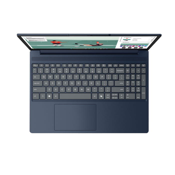 Лаптоп LENOVO IdeaPad Slim 3 15IWC11 83RR008GBM 15.3 ", INTEL CORE 3 304, RAM 16 GB, SSD 512 GB, INTEL GRAPHICS, WINDOWS 11, COSMIC BLUE