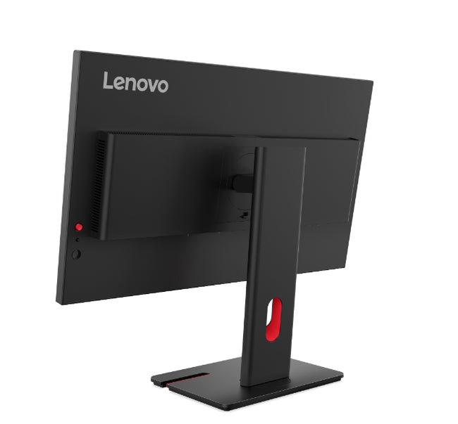 Lenovo ThinkVision T27ud-40 27" IPS WLED, 3840x2160, 16:9, 48Hz - 60Hz, 4ms, 350 cd/m2, 1500:1, USB хъб, HDMI, USB-C, RJ45, накланяне, завъртане, опорно-подвижна стойка с регулиране на височината