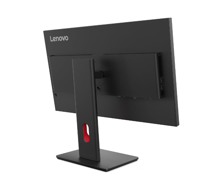 Lenovo ThinkVision T27ud-40 27" IPS WLED, 3840x2160, 16:9, 48Hz - 60Hz, 4ms, 350 cd/m2, 1500:1, USB хъб, HDMI, USB-C, RJ45, накланяне, завъртане, опорно-подвижна стойка с регулиране на височината
