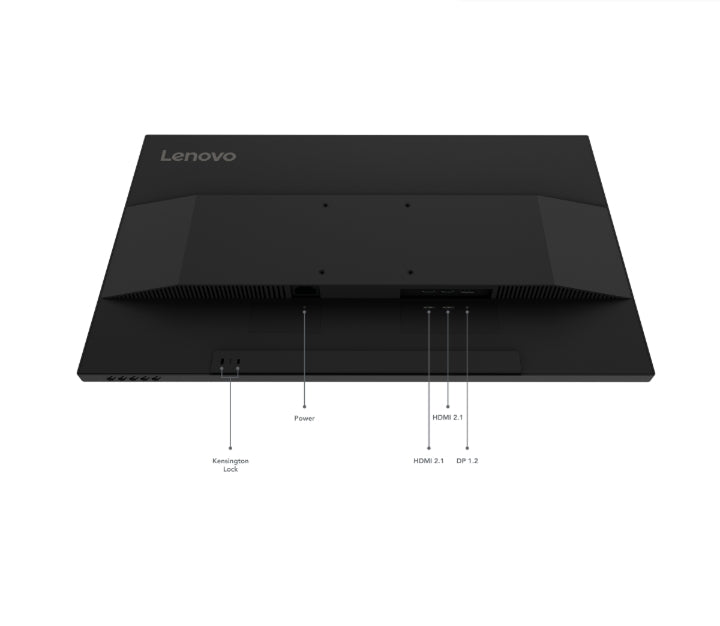 Lenovo ThinkVision E27Q-40 27" IPS, WLED, 2560x1440, 16:9, 100Hz, 4ms, 350 cd/m2, 1500:1, 2Wx2 високоговорителя, HDMI, DP, накланяне, завъртане, стойка с регулиране на височината