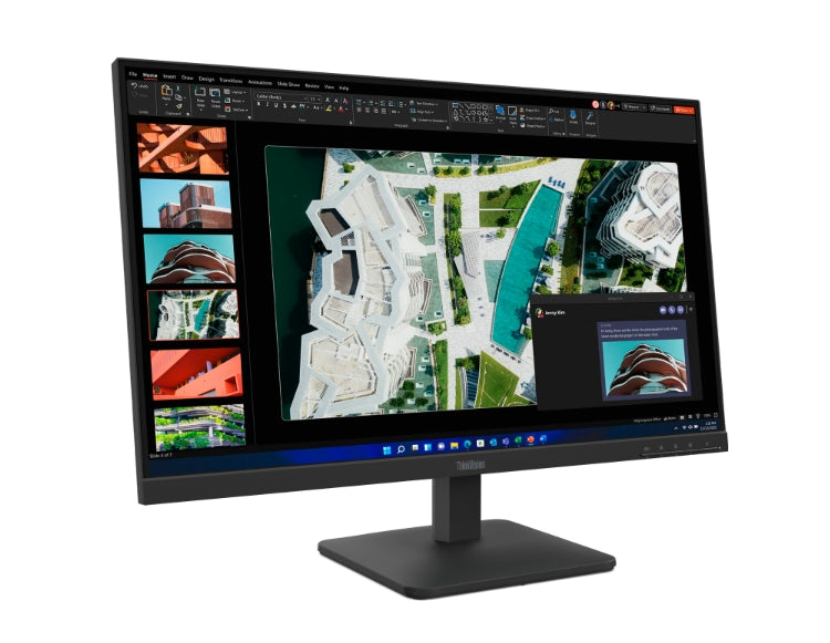 Lenovo ThinkVision S27-4e 27" IPS WLED, 1920x1080, 16:9, 4ms, 100Hz, 300 cd/m², 1500:1, HDMI, VG, накланяща се стойка