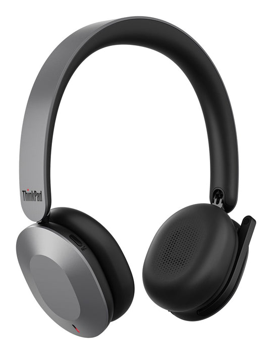 Lenovo 4XD1T60925 слушалки/слушалки с микрофон, безжични, лента за глава, офис/кол център, USB Type-C, Bluetooth, сиви