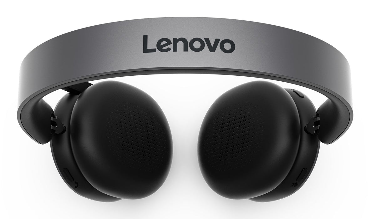 Lenovo 4XD1T60925 слушалки/слушалки с микрофон, безжични, лента за глава, офис/кол център, USB Type-C, Bluetooth, сиви