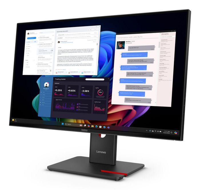 Монитор Lenovo - ThinkVision T27ud-40, 27'', 4K, IPS, Anti-Glare