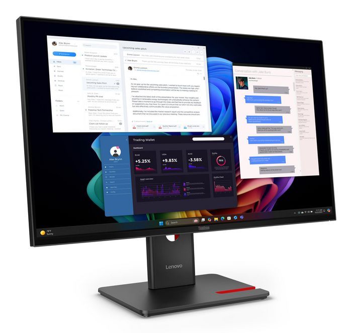 Монитор Lenovo - ThinkVision T27ud-40, 27'', 4K, IPS, Anti-Glare