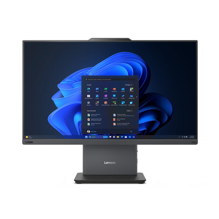 Lenovo ThinkCentre neo 50a 24-то поколение 5 Intel Core 7 240H 60,5 см (23,8") 1920 x 1080 пиксела Тъчскрийн Всичко в едно компютър 16 GB DDR5-SDRAM 1000 GB SSD Windows 11 Pro Wi-Fi 6 (802.11ax) Сив