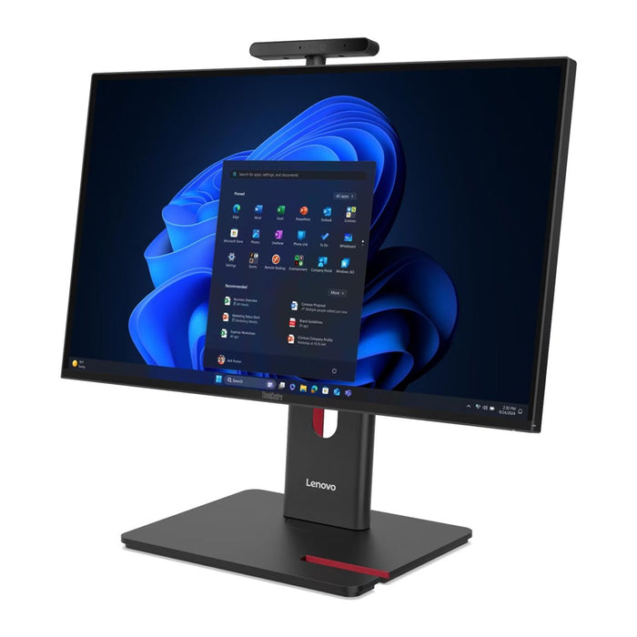 Lenovo ThinkCentre M90a G6 Ultra 7 265 23.8" FHD IPS 120Hz 250 нита LBL AG 32GB DDR5 5600 1TB SSD Intel Graphics 5.0MP камера + IR vPro Windows 11 Pro Черен 3-годишна гаранция на място
