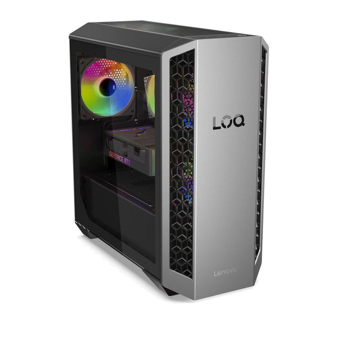 Lenovo LOQ Tower 26ADR10 Ryzen 7 8745HX 32GB DDR5 5200 1TB SSD GeForce RTX 5070 12GB Windows 11 Luna Grey / Eclipse Black