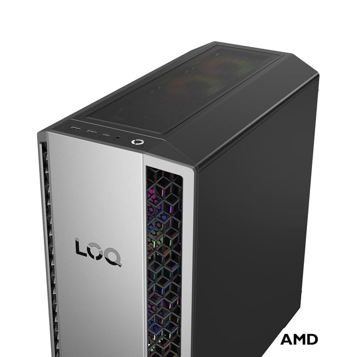 Lenovo LOQ Tower 26ADR10 Ryzen 7 8745HX 32GB DDR5 5200 1TB SSD GeForce RTX 5060 Ti 16GB Windows 11 Luna Grey / Eclipse Black
