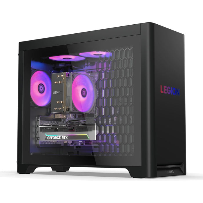Lenovo Legion T5 30AGB10 Ryzen 5 7600 32GB DDR5 5600 SSD1TB GeForce RTX 5060 Ti 8GB WLAN+BT NoOS Eclipse Черен