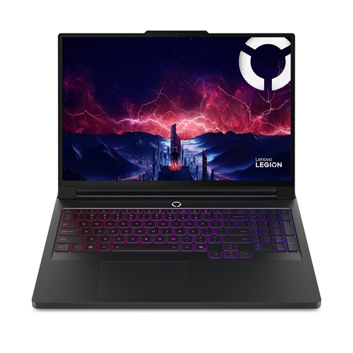 Lenovo Legion Pro 7 16AFR10H Ryzen 9 9955HX3D 16.0" WQXGA OLED 500 нита 240 Hz LBL Гланцов 64 GB DDR5 5600 SSD 2 TB GeForce RTX 5080 16 GB Камера 5.0 MP 99.9 Wh W11Pro Eclipse Черен