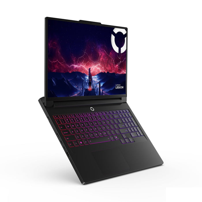 Lenovo Legion Pro 7 16AFR10H Ryzen 9 9955HX3D 16.0" WQXGA OLED 500 нита 240 Hz LBL Гланцов 64 GB DDR5 5600 SSD 2 TB GeForce RTX 5080 16 GB Камера 5.0 MP 99.9 Wh W11Pro Eclipse Черен