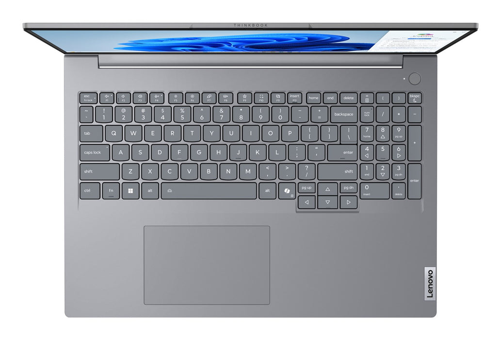 Lenovo ThinkBook 16 G8 IRL Intel® Core™ i5 i5-13420H лаптоп 40,6 см (16") WUXGA 16 GB DDR5-SDRAM 512 GB SSD Wi-Fi 6E (802.11ax) Windows 11 Pro английски сив