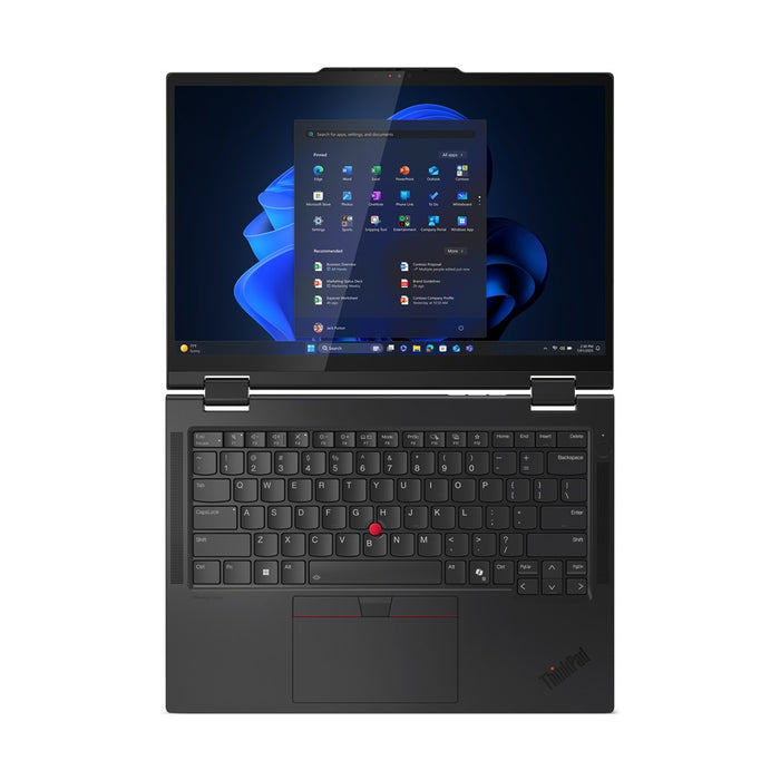Lenovo ThinkPad T14s 2-в-1 Gen 1 Intel Core Ultra 5 225U Хибриден (2-в-1) 35.6 см (14") Сензорен екран WUXGA 16 GB LPDDR5x-SDRAM 512 GB SSD Wi-Fi 6E (802.11ax) Windows 11 Pro Английски Черен