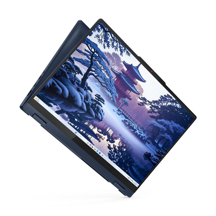 Lenovo IdeaPad 5 2-в-1 16IAL10 Intel Core Ultra 7 255U Hybrid (2-в-1) 40.6 см (16") Сензорен екран WUXGA 32 GB LPDDR5x-SDRAM 1 TB SSD Wi-Fi 6 (802.11ax) Windows 11 Home Английски Син Нов Преопакован/Преопакован