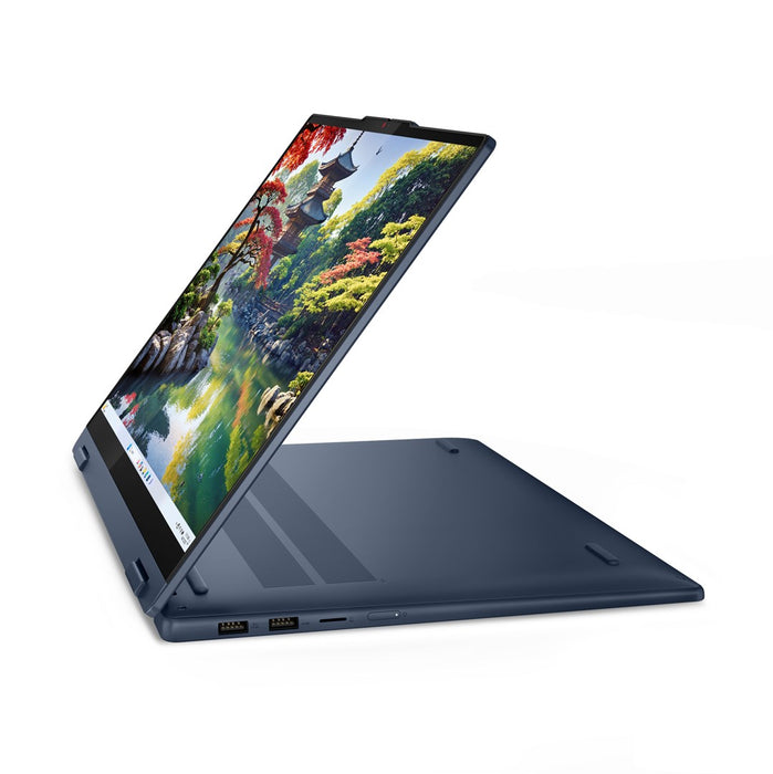 Lenovo IdeaPad 5 2-в-1 16IAL10 Intel Core Ultra 7 255U Hybrid (2-в-1) 40.6 см (16") Сензорен екран WUXGA 32 GB LPDDR5x-SDRAM 1 TB SSD Wi-Fi 6 (802.11ax) Windows 11 Home Английски Син Нов Преопакован/Преопакован