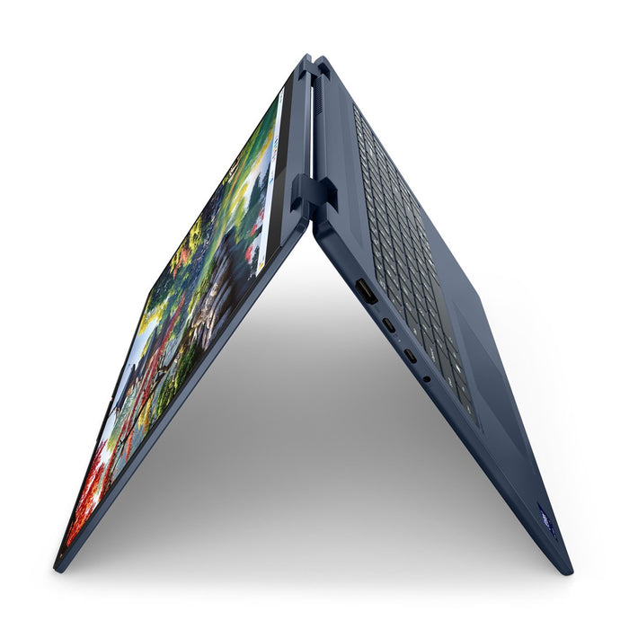 Lenovo IdeaPad 5 2-в-1 16IAL10 Intel Core Ultra 7 255U Hybrid (2-в-1) 40.6 см (16") Сензорен екран WUXGA 32 GB LPDDR5x-SDRAM 1 TB SSD Wi-Fi 6 (802.11ax) Windows 11 Home Английски Син Нов Преопакован/Преопакован