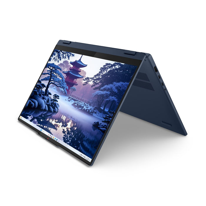 Lenovo IdeaPad 5 2-в-1 16IAL10 Intel Core Ultra 7 255U Hybrid (2-в-1) 40.6 см (16") Сензорен екран WUXGA 32 GB LPDDR5x-SDRAM 1 TB SSD Wi-Fi 6 (802.11ax) Windows 11 Home Английски Син Нов Преопакован/Преопакован