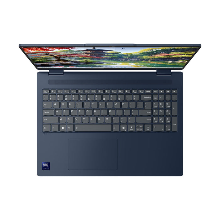 Lenovo IdeaPad 5 2-в-1 16IAL10 Intel Core Ultra 7 255U Hybrid (2-в-1) 40.6 см (16") Сензорен екран WUXGA 32 GB LPDDR5x-SDRAM 1 TB SSD Wi-Fi 6 (802.11ax) Windows 11 Home Английски Син Нов Преопакован/Преопакован