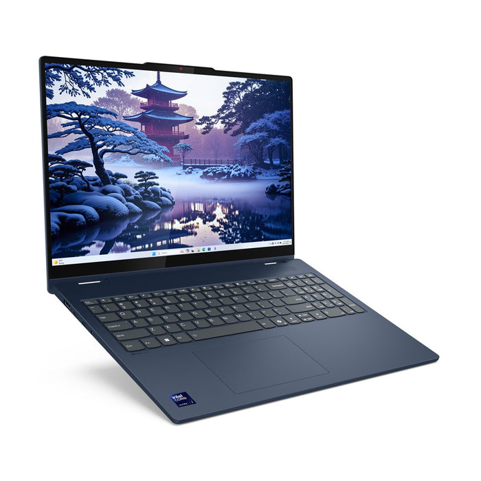 Lenovo IdeaPad 5 2-в-1 16IAL10 Intel Core Ultra 7 255U Hybrid (2-в-1) 40.6 см (16") Сензорен екран WUXGA 32 GB LPDDR5x-SDRAM 1 TB SSD Wi-Fi 6 (802.11ax) Windows 11 Home Английски Син Нов Преопакован/Преопакован