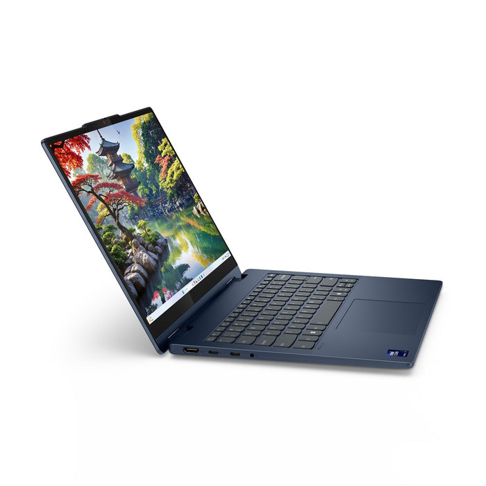 Lenovo IdeaPad 5 2-в-1 16IAL10 Intel Core Ultra 7 255U Hybrid (2-в-1) 40.6 см (16") Сензорен екран WUXGA 32 GB LPDDR5x-SDRAM 1 TB SSD Wi-Fi 6 (802.11ax) Windows 11 Home Английски Син Нов Преопакован/Преопакован