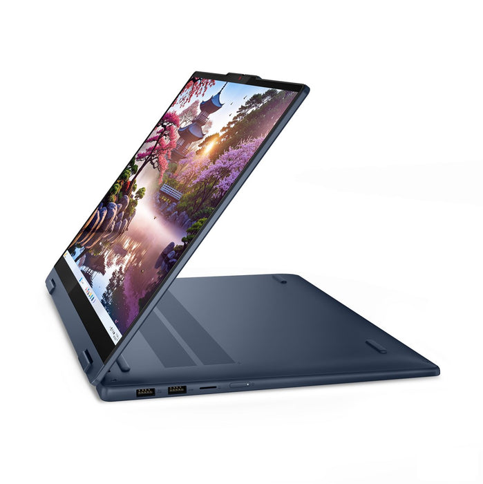 Lenovo IdeaPad 5 2-в-1 16AKP10 Copilot+ PC AMD Ryzen™ AI 7 350 Хибриден (2-в-1) 40.6 см (16") Сензорен екран WUXGA 16 GB LPDDR5x-SDRAM 1 TB SSD Wi-Fi 7 (802.11be) Windows 11 Home Английски Син Нов Преопакован/Преопакован