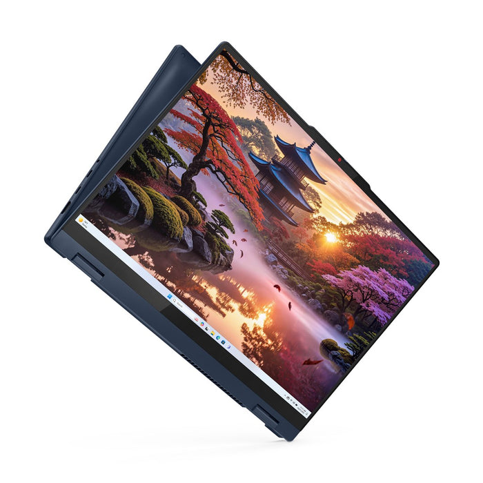 Lenovo IdeaPad 5 2-в-1 16AKP10 Copilot+ PC AMD Ryzen™ AI 7 350 Хибриден (2-в-1) 40.6 см (16") Сензорен екран WUXGA 16 GB LPDDR5x-SDRAM 1 TB SSD Wi-Fi 7 (802.11be) Windows 11 Home Английски Син Нов Преопакован/Преопакован
