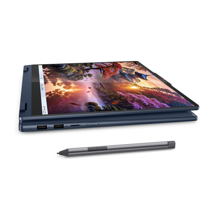 Lenovo IdeaPad 5 2-в-1 16AKP10 Copilot+ PC AMD Ryzen™ AI 7 350 Хибриден (2-в-1) 40.6 см (16") Сензорен екран WUXGA 16 GB LPDDR5x-SDRAM 1 TB SSD Wi-Fi 7 (802.11be) Windows 11 Home Английски Син Нов Преопакован/Преопакован