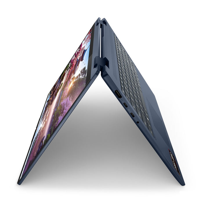 Lenovo IdeaPad 5 2-в-1 16AKP10 Copilot+ PC AMD Ryzen™ AI 7 350 Хибриден (2-в-1) 40.6 см (16") Сензорен екран WUXGA 16 GB LPDDR5x-SDRAM 1 TB SSD Wi-Fi 7 (802.11be) Windows 11 Home Английски Син Нов Преопакован/Преопакован