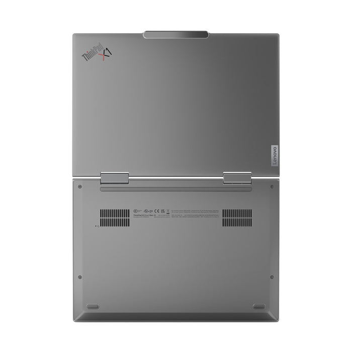 Lenovo ThinkPad X1 2-в-1 Gen 10 Aura Edition Copilot+ PC Intel Core Ultra 7 258V Хибриден (2-в-1) 35.6 см (14") Сензорен екран 2.8K 32 GB LPDDR5x-SDRAM 1 TB SSD Wi-Fi 7 (802.11be) Windows 11 Pro Английски Сив