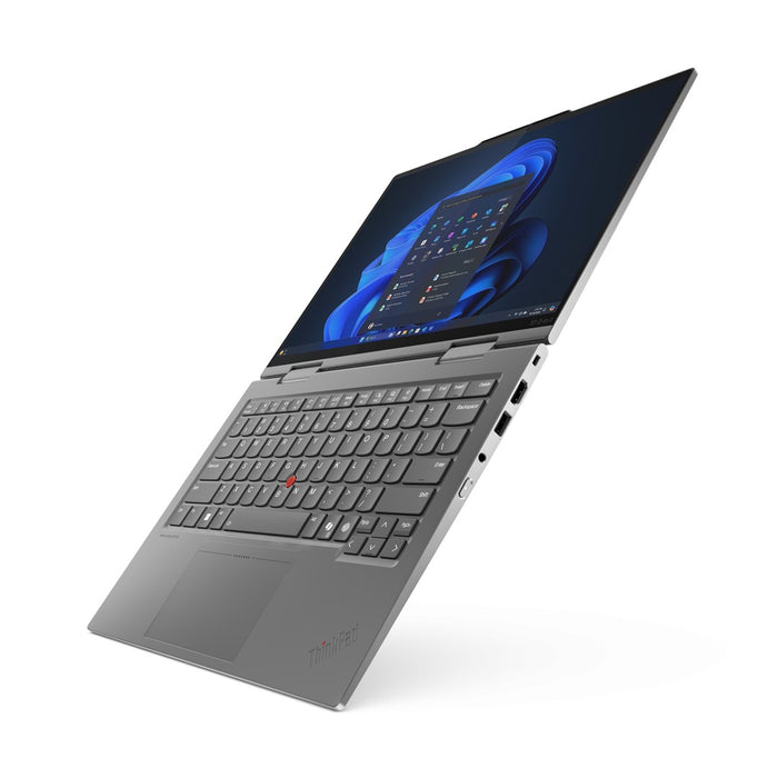 Lenovo ThinkPad X1 2-в-1 Gen 10 Aura Edition Copilot+ PC Intel Core Ultra 7 258V Хибриден (2-в-1) 35.6 см (14") Сензорен екран 2.8K 32 GB LPDDR5x-SDRAM 1 TB SSD Wi-Fi 7 (802.11be) Windows 11 Pro Английски Сив