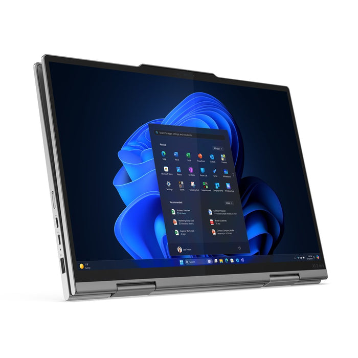 Lenovo ThinkPad X1 2-в-1 Gen 10 Aura Edition Copilot+ PC Intel Core Ultra 7 258V Хибриден (2-в-1) 35.6 см (14") Сензорен екран 2.8K 32 GB LPDDR5x-SDRAM 1 TB SSD Wi-Fi 7 (802.11be) Windows 11 Pro Английски Сив