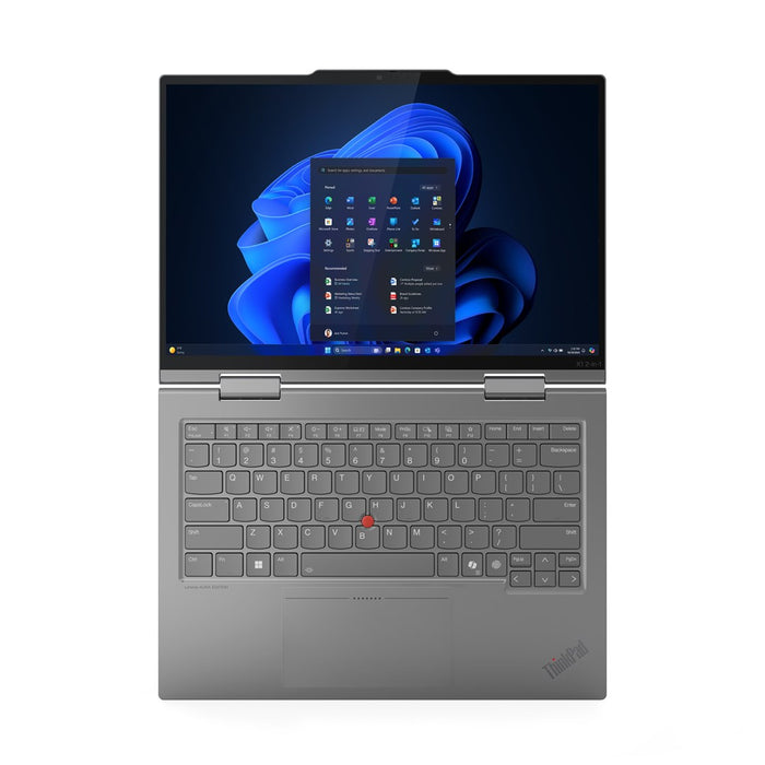Lenovo ThinkPad X1 2-в-1 Gen 10 Aura Edition Copilot+ PC Intel Core Ultra 7 258V Хибриден (2-в-1) 35.6 см (14") Сензорен екран 2.8K 32 GB LPDDR5x-SDRAM 1 TB SSD Wi-Fi 7 (802.11be) Windows 11 Pro Английски Сив